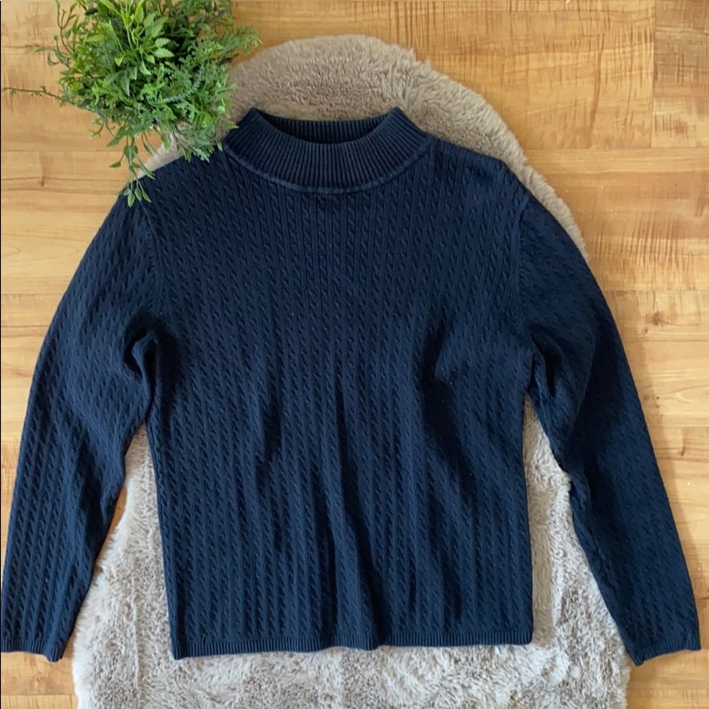 ❗️2 for $30❗️Karen Scott Blue Long Sleeve Top